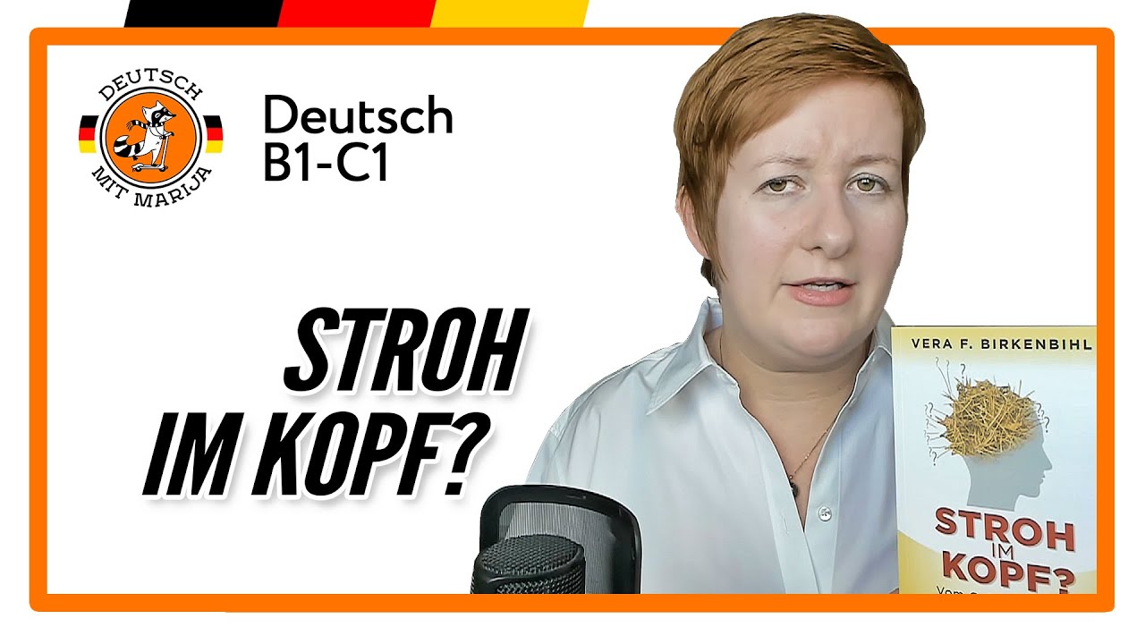 Stroh im Kopf beim Deutschlernen? | Marija spricht über Bücher | Deutsch mit Marija