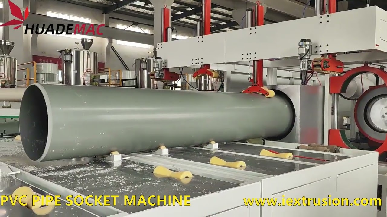 PVC 630mm pipe socket machine