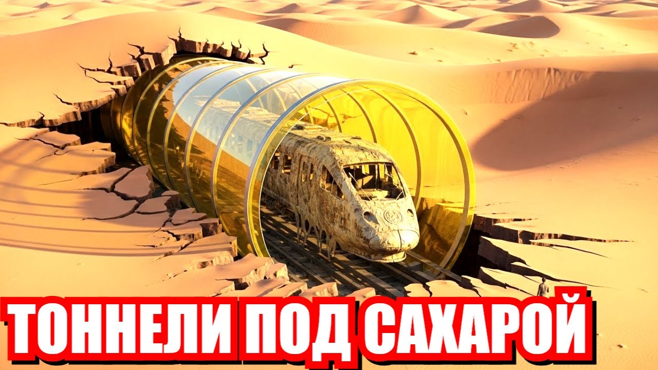 Тоннели под Сахарой: Стеклянное метро древней цивилизации