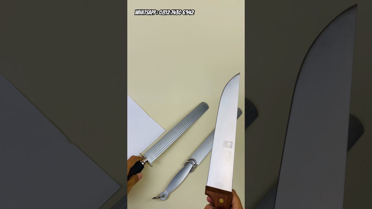 F. Dick Multicut dan Balkan Sharpening Steel Legend Dicintai Professional Butcher