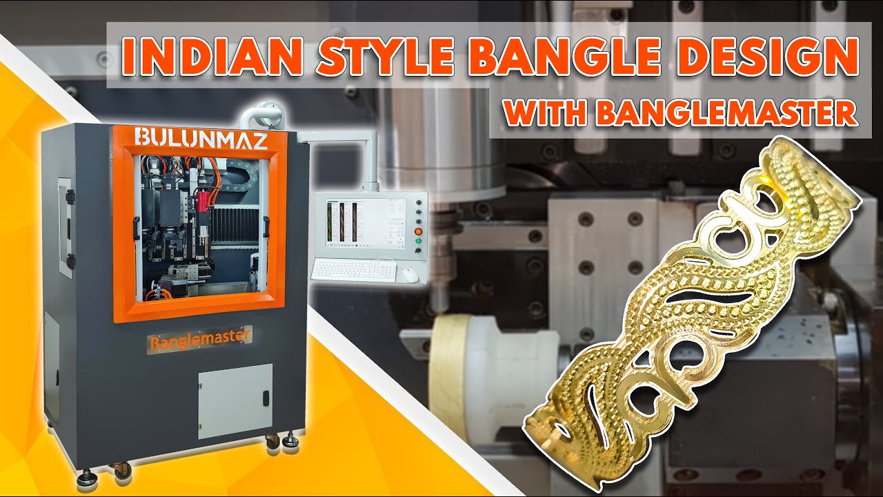 How to Make Indian Stle Bangle Design With Banglemaster Cnc Machine ?