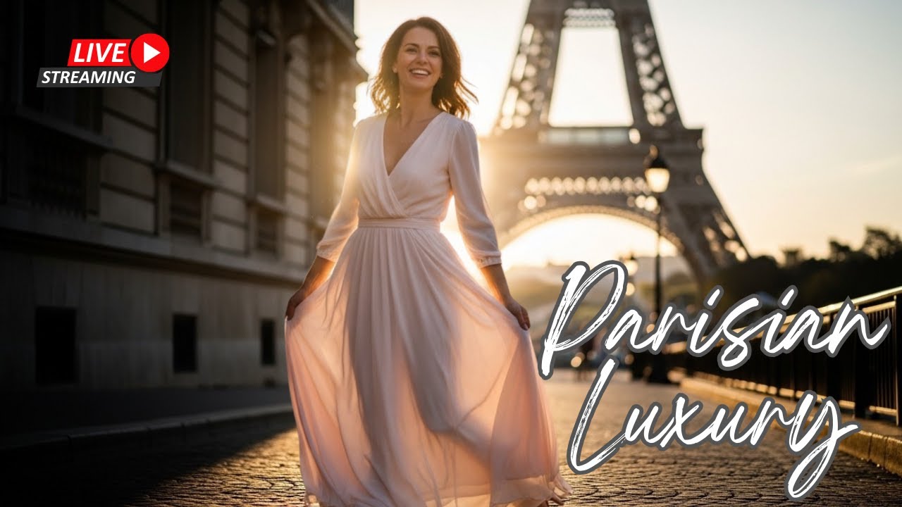 French Love Song – Amour doux au cœur de Paris au coucher du soleil