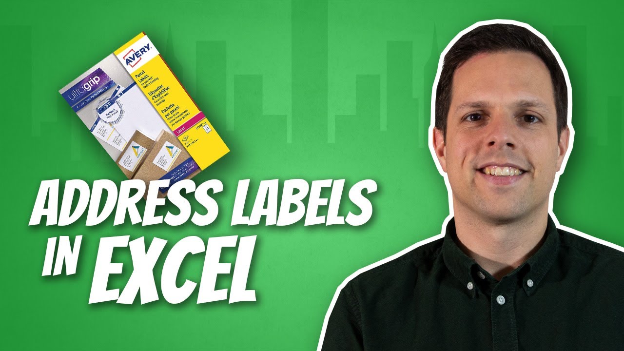 Как распечатать почтовые этикетки из Excel