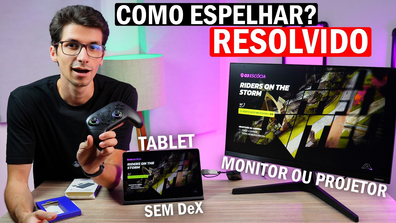 COMO CONECTAR MONITOR OU PROJETOR EM TABLET