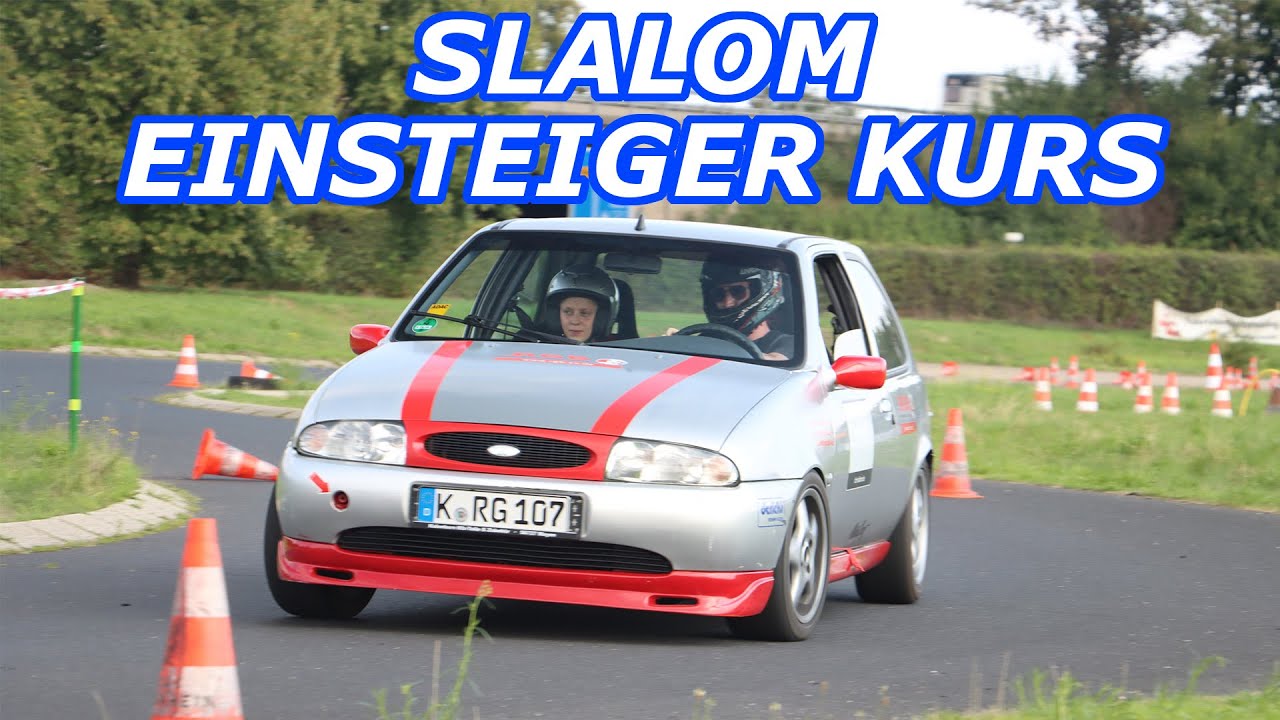 Ich fahre zum ersten Mal Automobil-SLALOM | Einstieg in den Motorsport– für JEDERMANN! | LucaKrgr