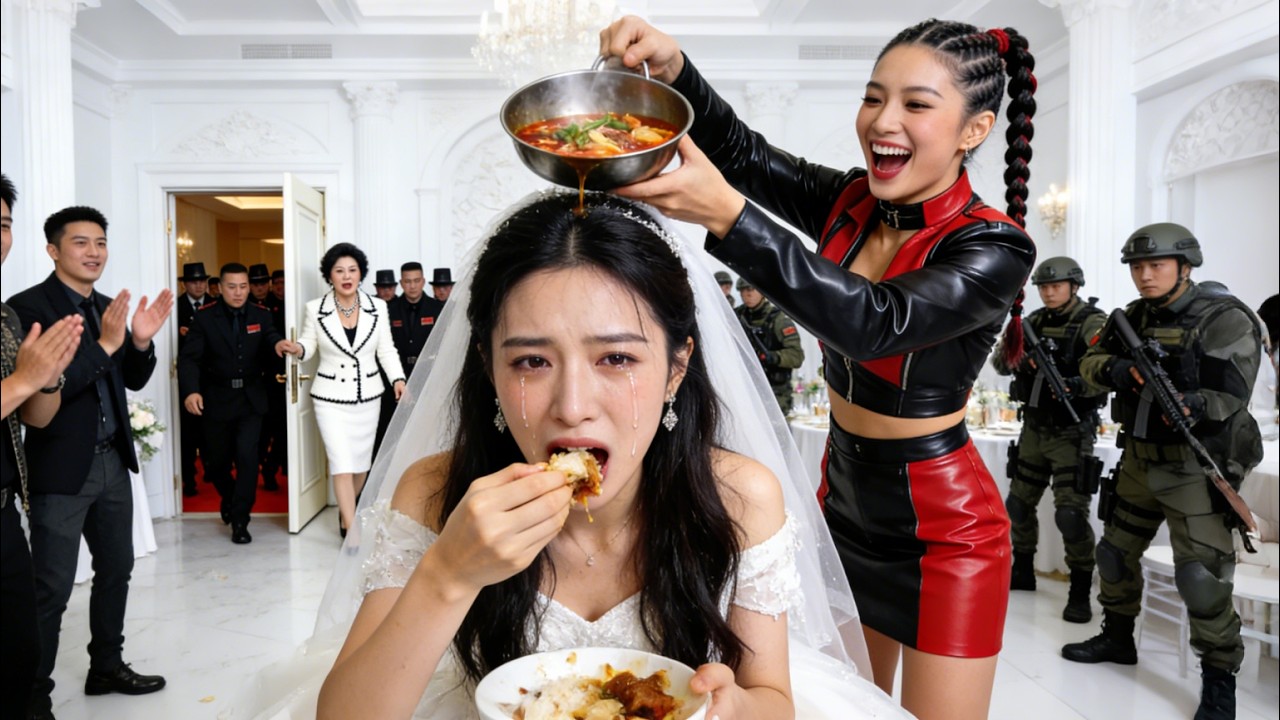 丈夫的女兄弟逼我出嫁當天吃糞水煮雞蛋，我當場取消婚禮撤掉投資，前夫和他女兄弟打包去睡橋洞！#短劇 #短劇推薦 #短劇全集