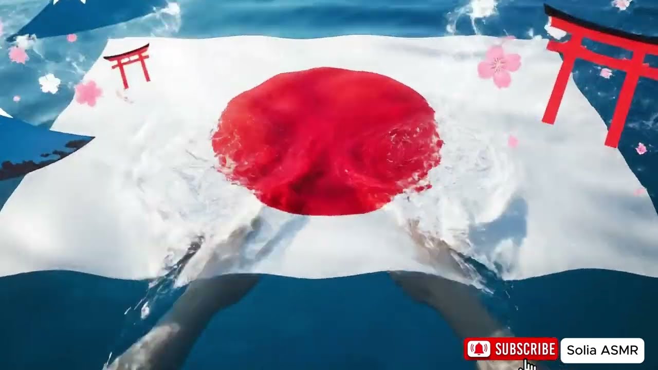 [ASMR] Listen to the Sounds of National Flags A Unique ASMR Experience | Flag AI