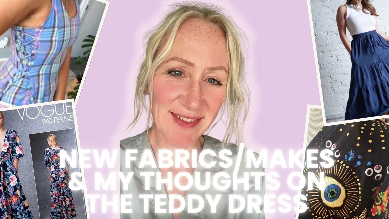 Sunday Chat/ New Makes/New Fabrics/My thoughts on the My Keeper Teddy Dress