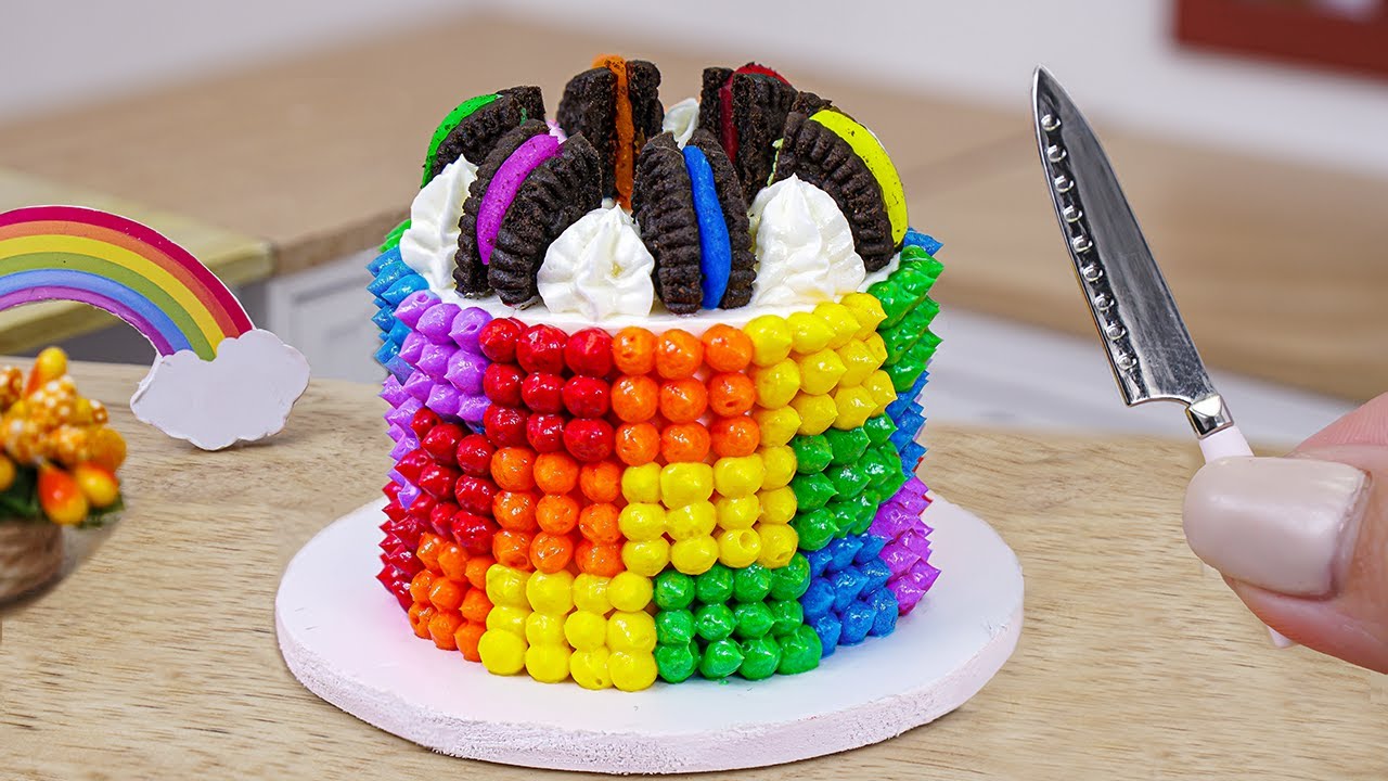Resep Kue Cokelat Cantik 🌈🍫 Buat Kue Cokelat Pelangi Kecil yang Lezat ✨ Coco Cakes