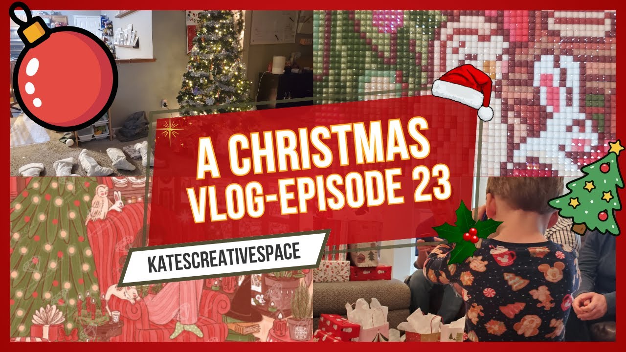 A Christmas Vlog | Diamond Painting Vlog #23