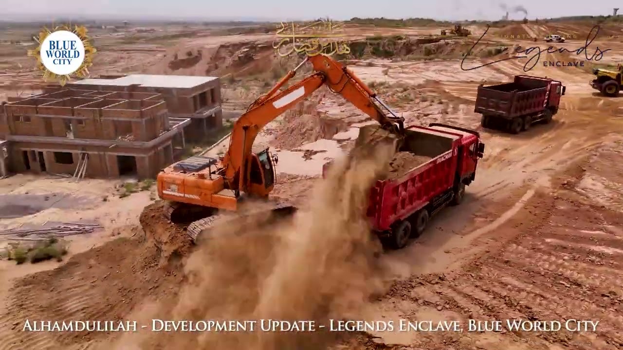 Alhamdulilah - Development in Full Swing @ Legends Enclave, Blue World City.