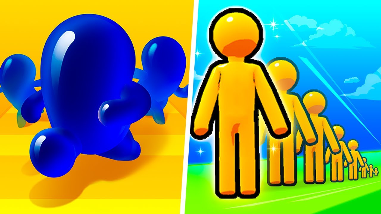 MAX LEVEL in Join Blob Clash 3D, ScaleMan - Mobile Games Walkthrough (New Update Gameplay)