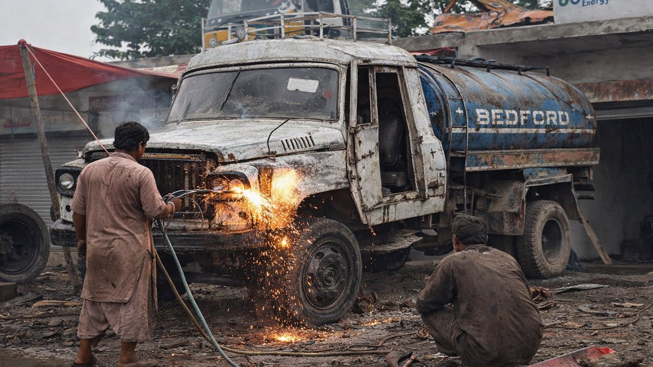 Scrap Bedford Truck Turned Like New | Full Restoration Process