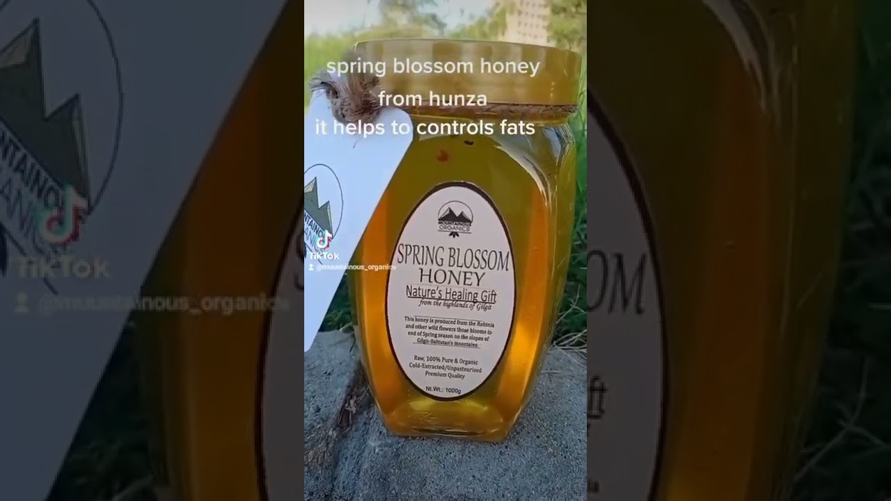spring blossom unfiltered honey from hunza #weightloss #memory #antioxidants #antiaging #antibacteri