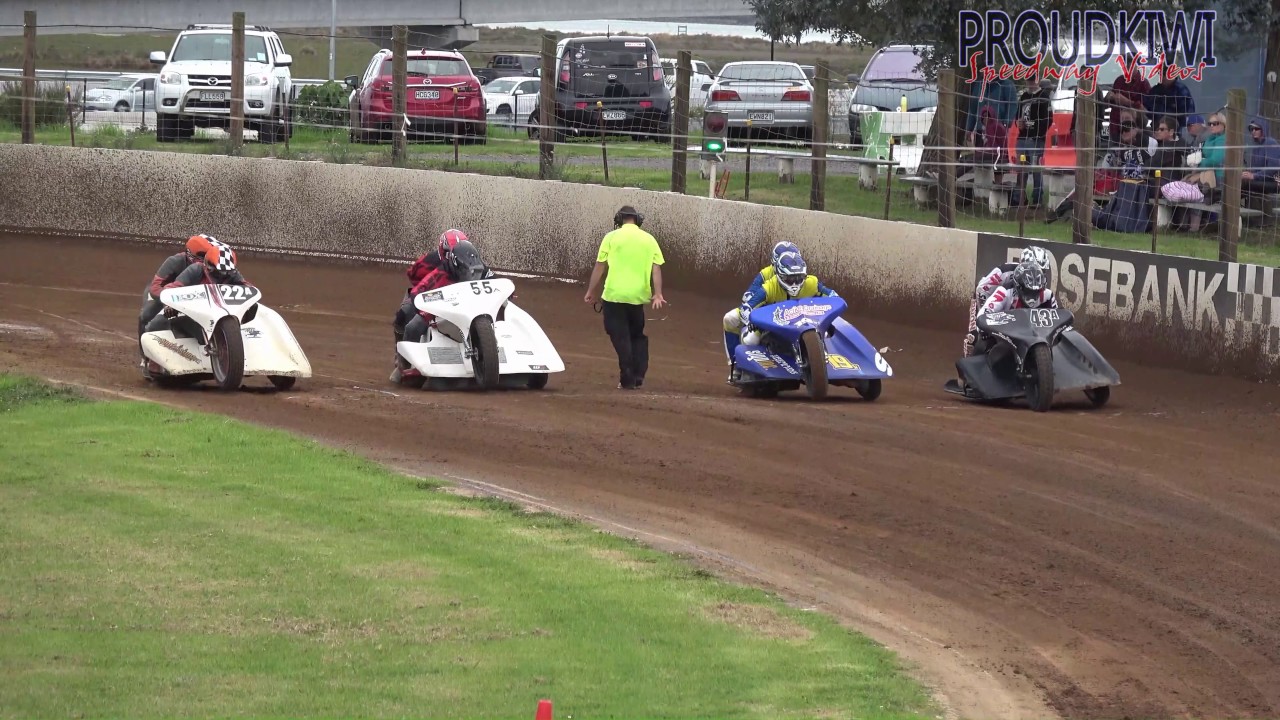 NZ SIDECAR GP - Rosebank Speedway 26.3.17