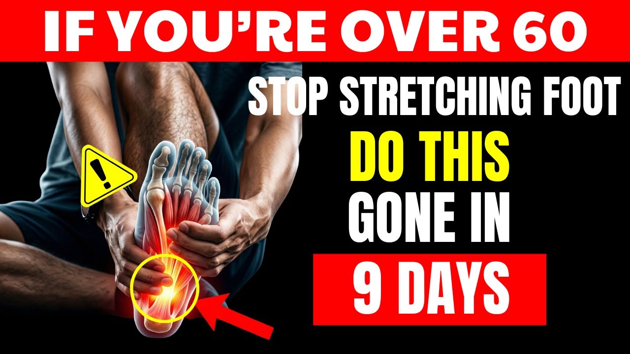 Over 60? These 3 Exercises Fix Plantar Fasciitis at the Source | Senior Health Tips