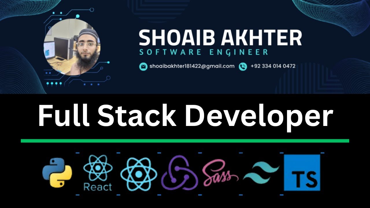 Who is Engineer Shoaib Akhter | Introduction to Shoaib Akhter | Software Engineer | Web Developer