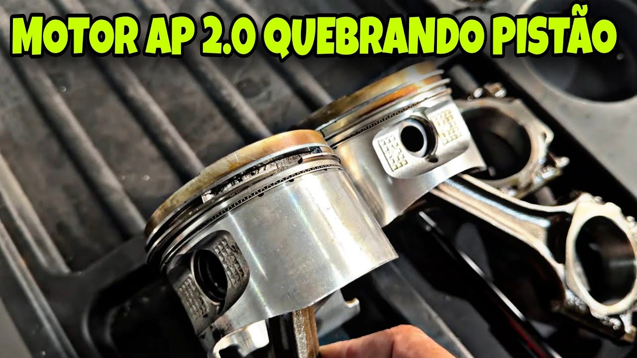 Quebrando canaleta de pist&atilde;o motor Volkswagen AP turbo 2.0 - Racetech @FuelTechOficial