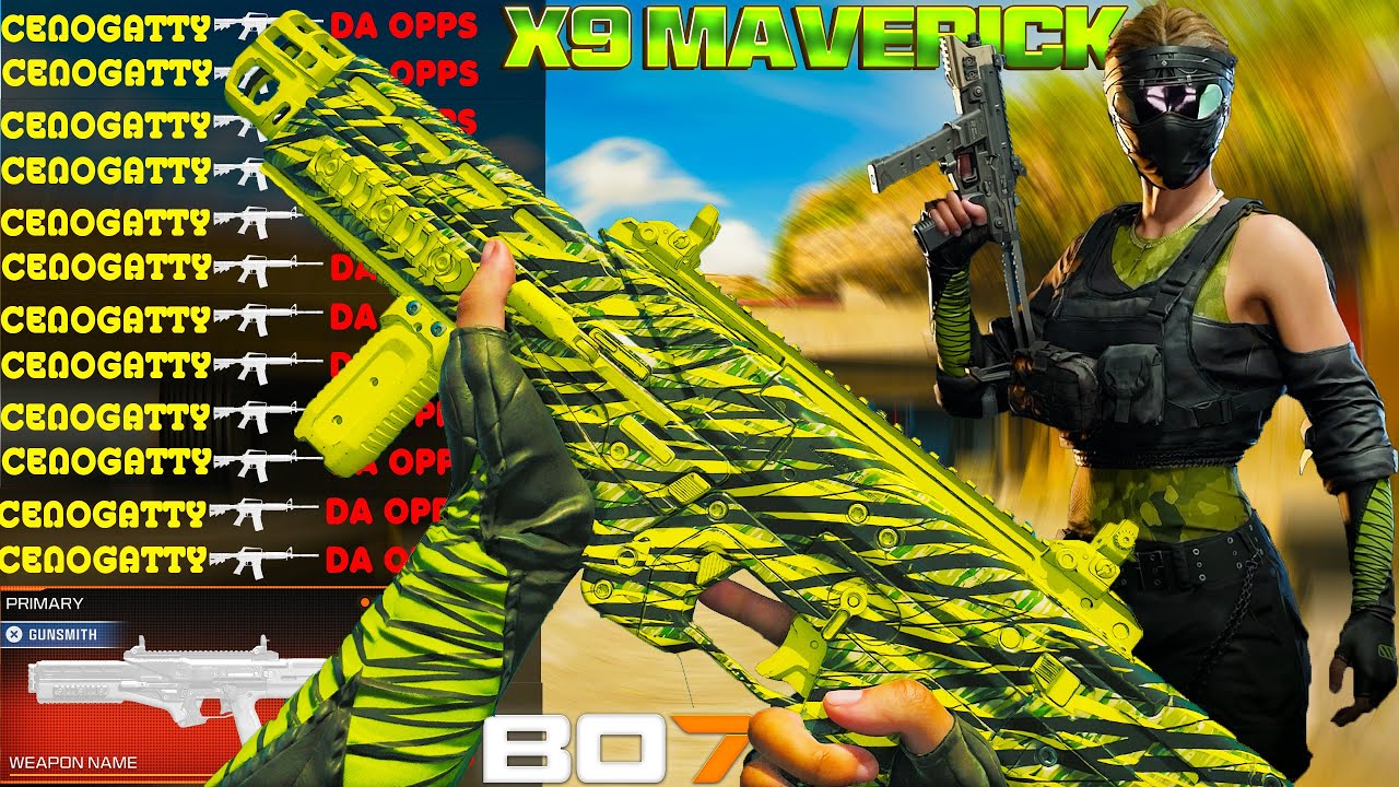 *NEW*Black Ops 7 X9 Maverick Class Set Up is a BEAST!!!!😈😈😈😈