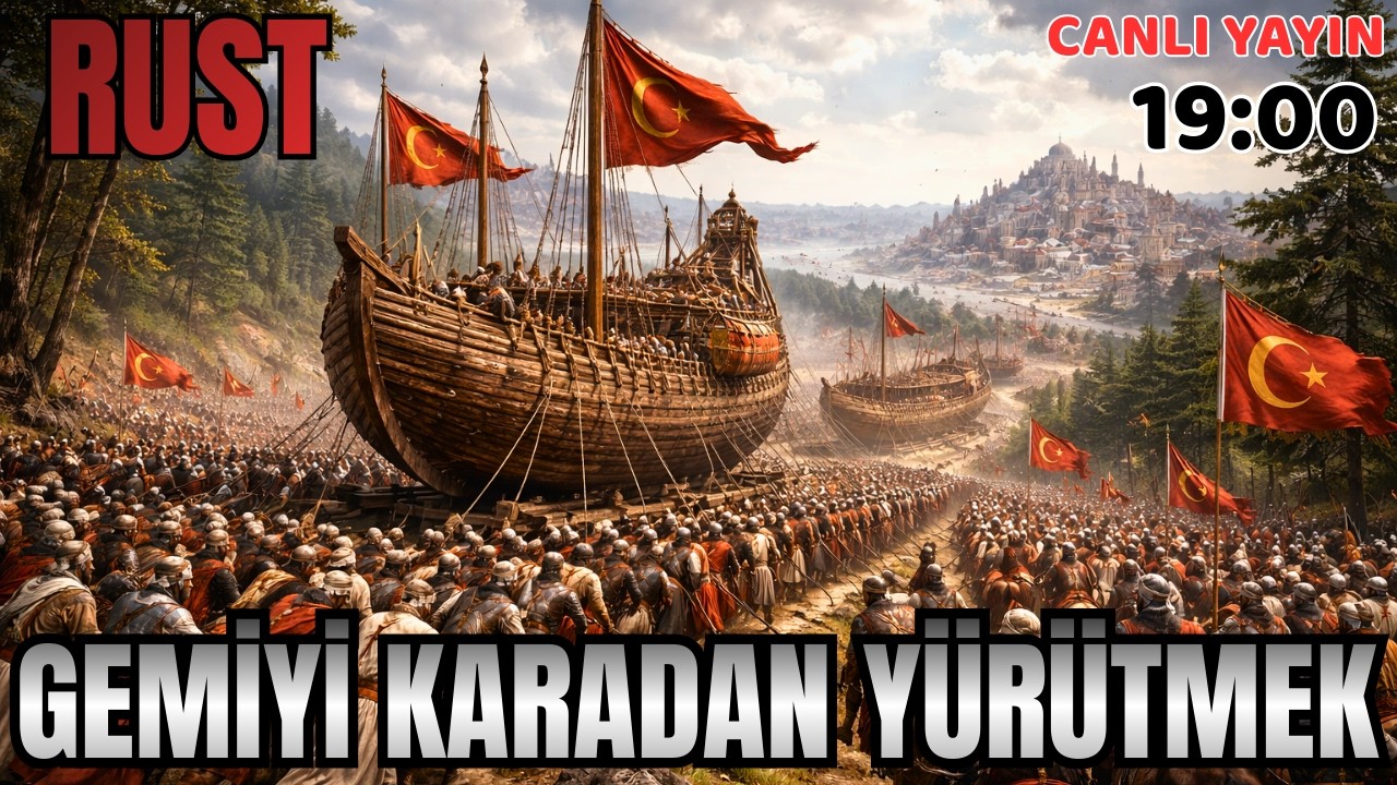 Rust Dostluk Maçı | Gemilerin Karadan Yürütme