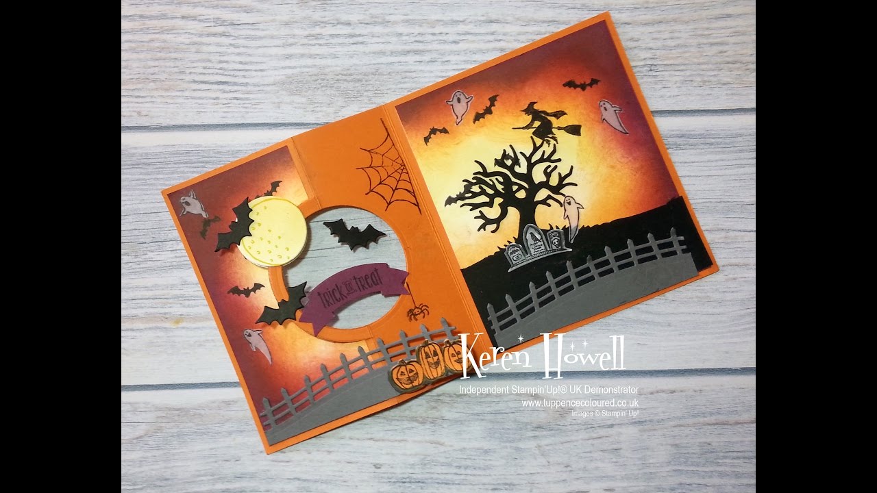 Stampin' Up! Spooky Fun Flip Card