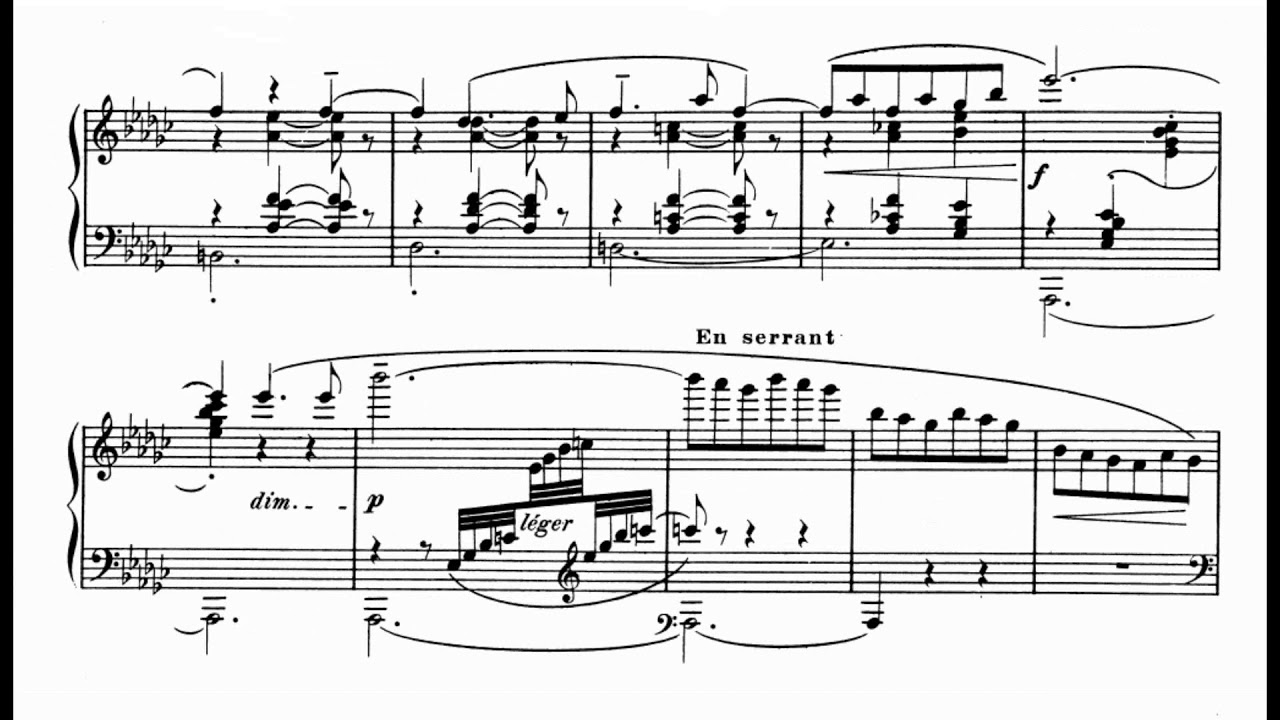 Debussy - La plus que lente (Audio+Sheet) [Cziffra]