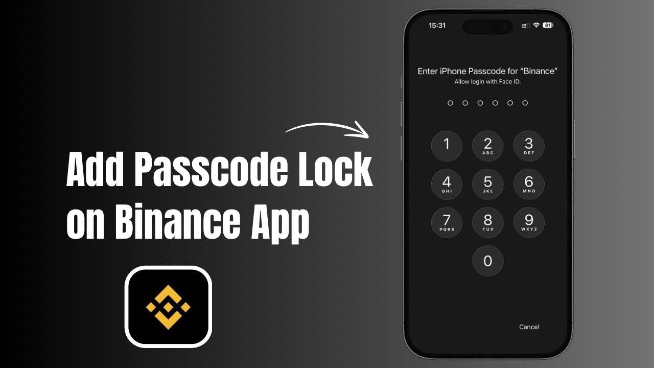 How to Passcode Lock Your Binance App? 