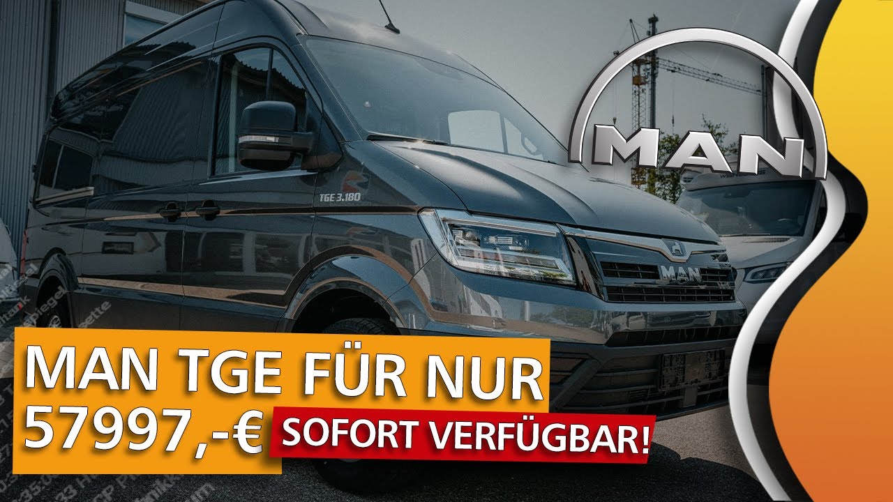 MAN TGE Transporter 3.180 L3 H2: Ausführliche Bewertung und Funktionen | Unschlagbarer Preis!