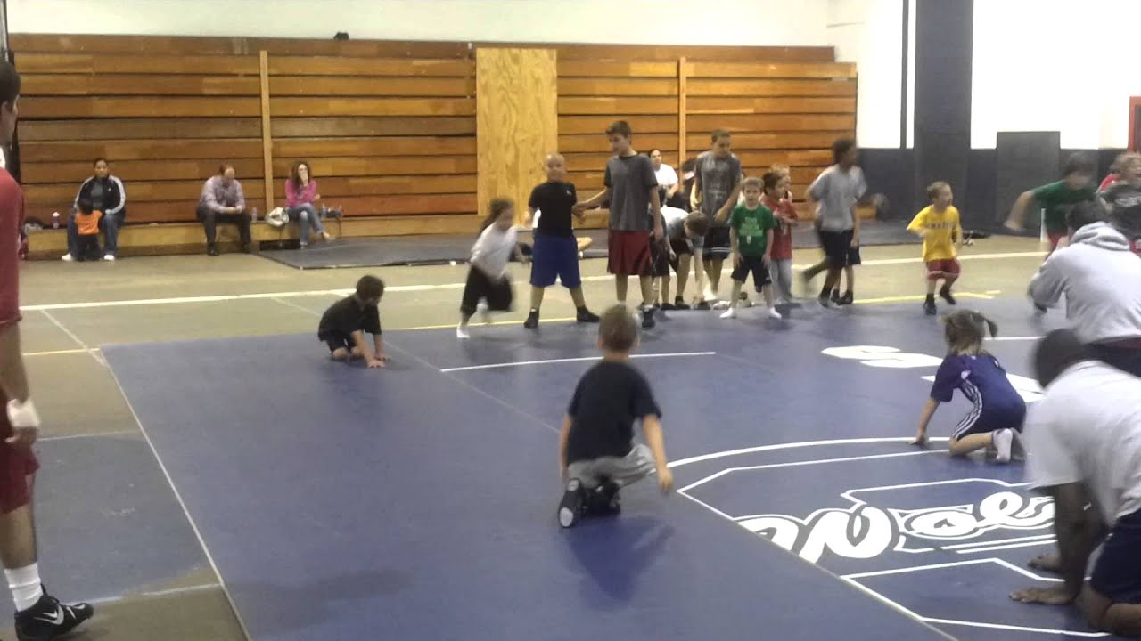 Wrestling practice game