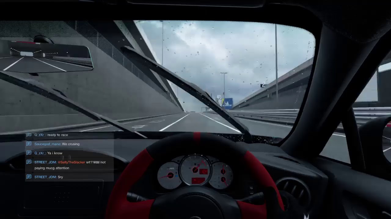 Dirigindo na chuva/tokyo express way