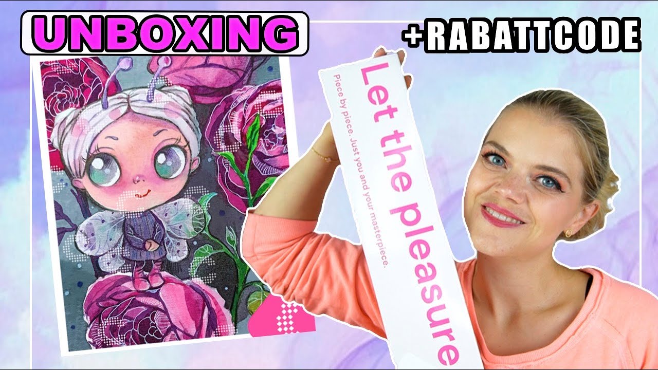 DIAMOND PAINTING UNBOXING 🥰 Carat.art +RABATTCODE
