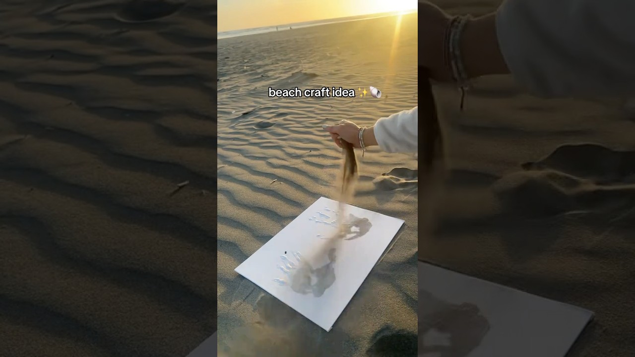 beach sand handprints🐚 #creative #beachvibes  #beach  #beachlife #aesthetic #dateideas #beachdate