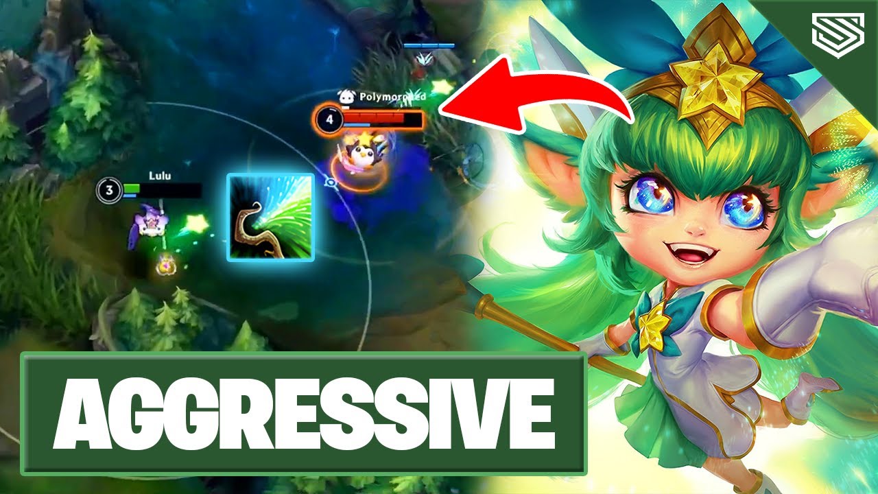 HOW TO PLAY MORE AGGRESSIVE WITH ENCHANTERS 🔥 LULU WILD RIFT GAMEPLAY