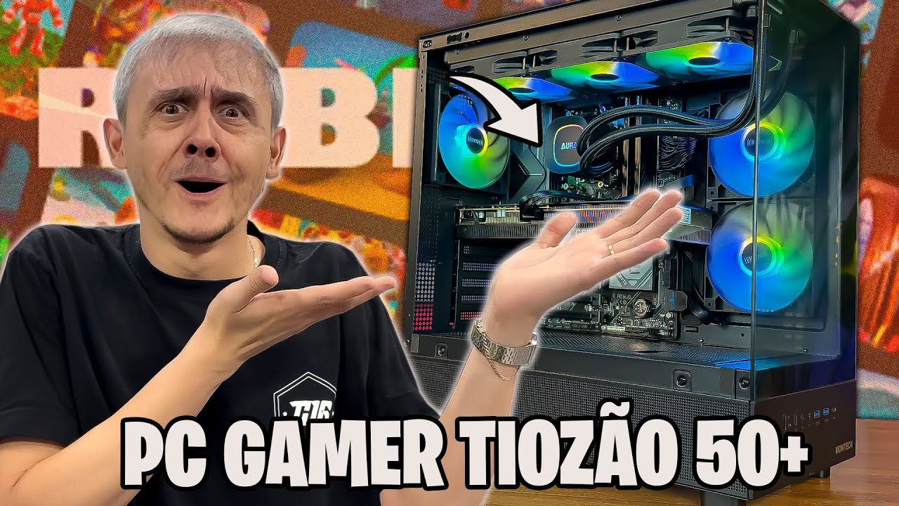 MONTANDO O PC GAMER DO TIOZAO P/ JOGAR ROBLOX