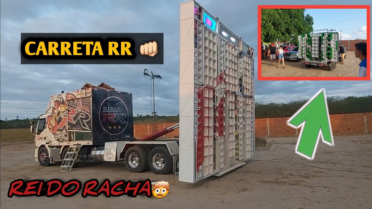 CONHECI A CARRETA RR - REI DO RACHA / Paredão Burra Verde toquei no Evento C/ a Bruta🤩SonhoRealizado
