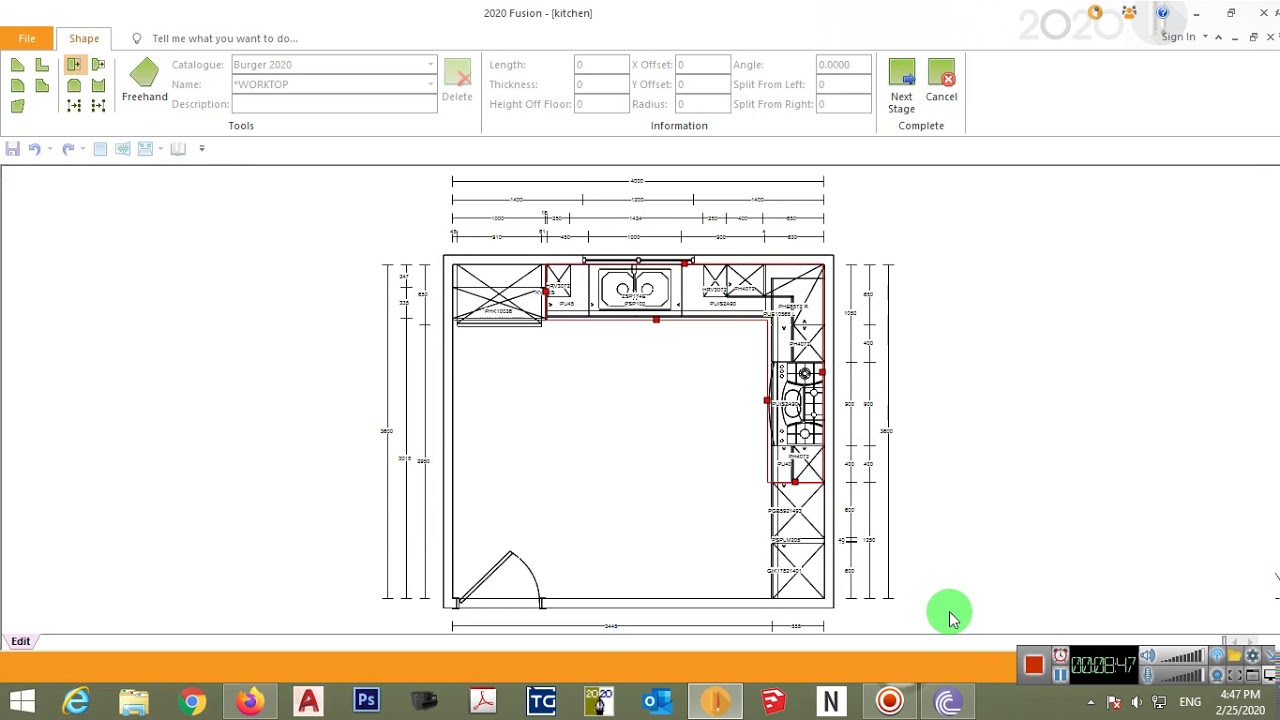 2020 fusion kitchen design tutorial