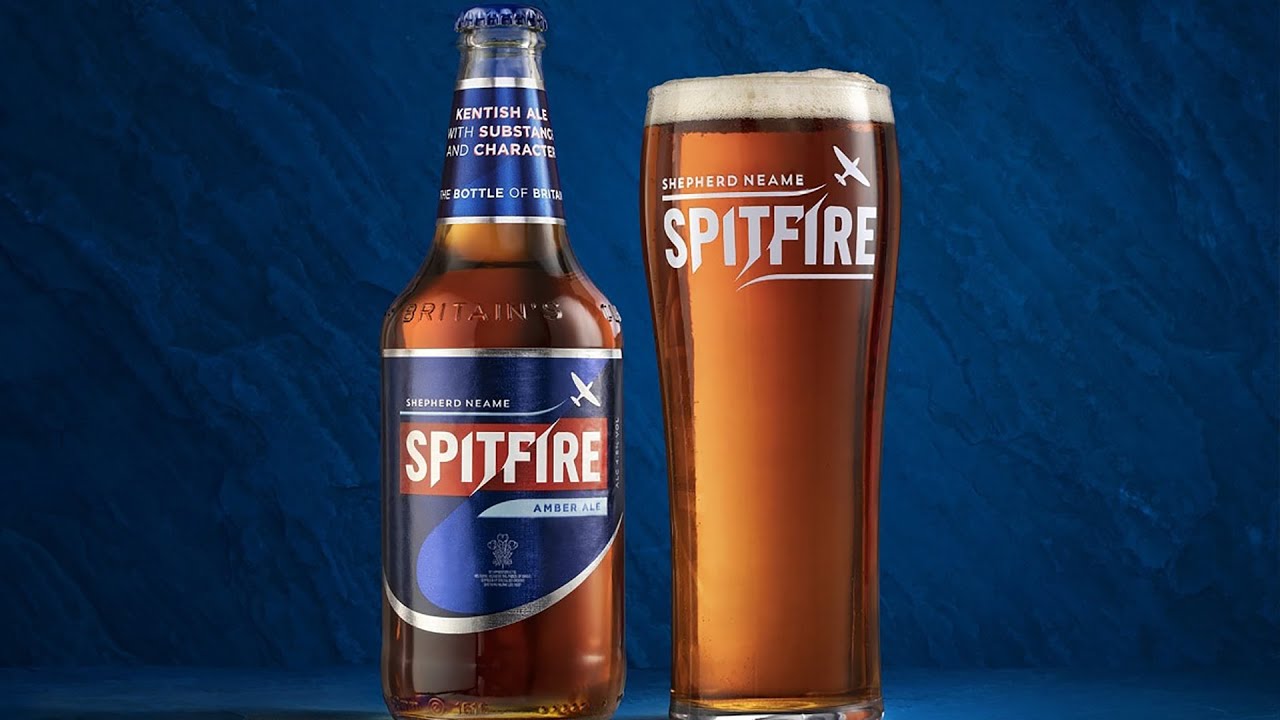 Spitfire Amber Kentish Ale 4.5% ABV - SwillinGrog Beer Review