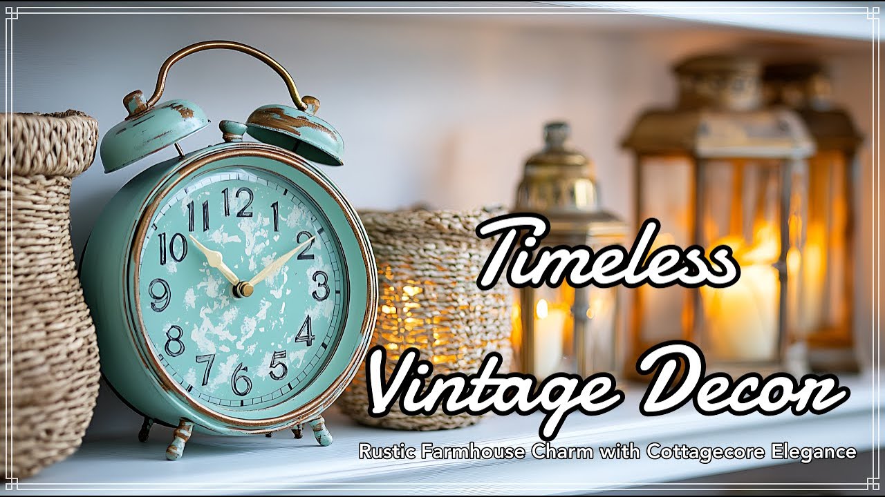 Timeless Vintage Decor: Rustic Farmhouse Charm with Cottagecore Elegance, Vintage Mint Green Ideas