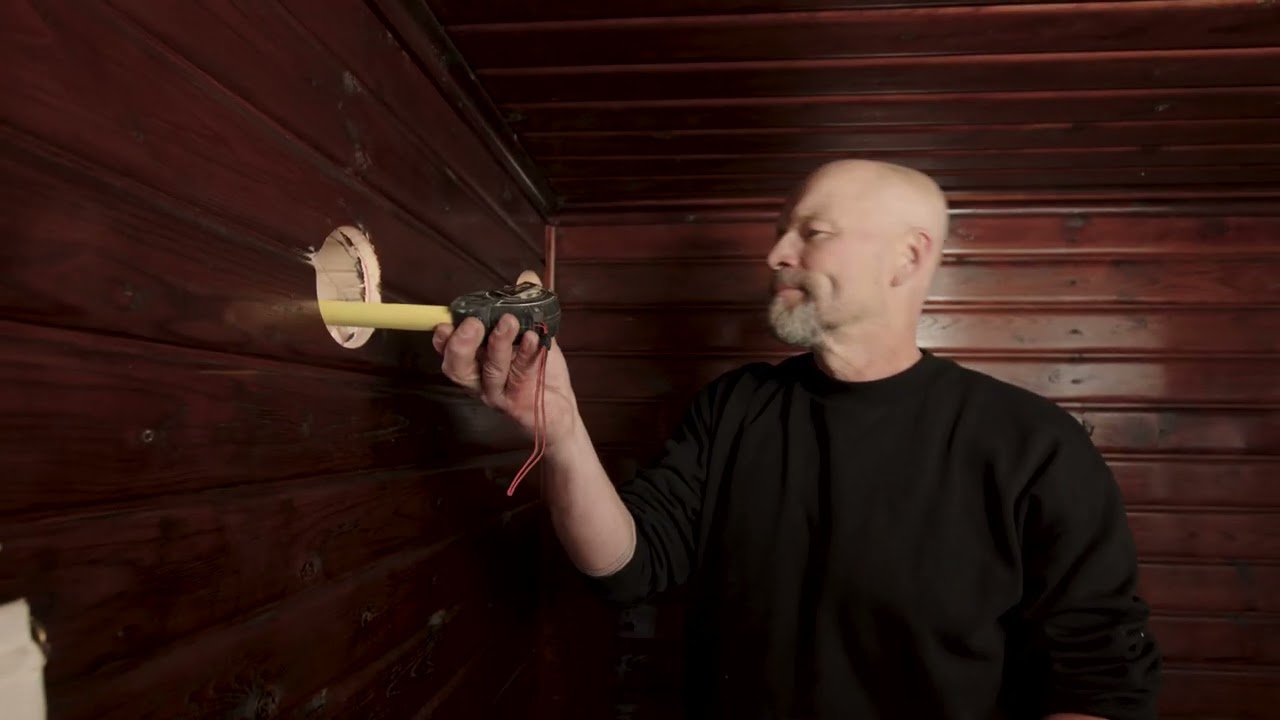 Velco Mökkiventtiilin asennus uuteen läpivientiin