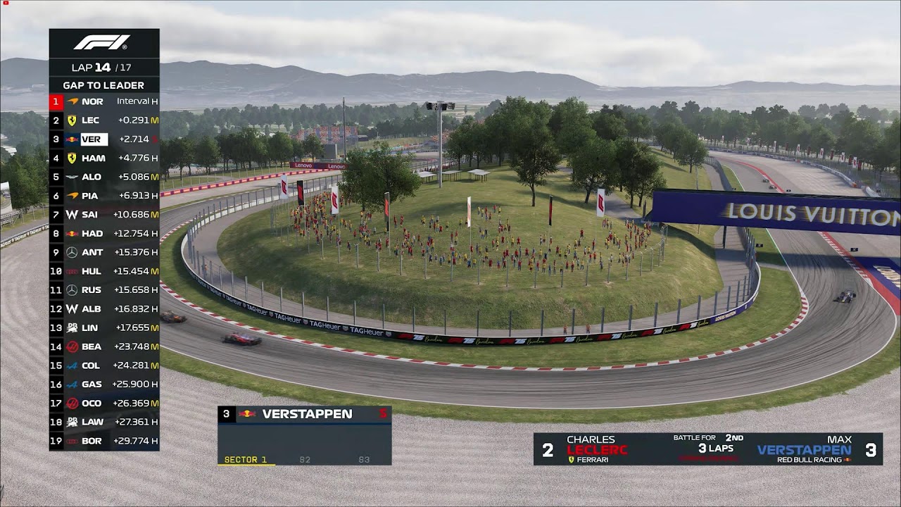 🏁 LIVE Race F1 26 Game Spanish GP 2026 🇪🇸 | Leclerc vs Hamilton vs Antonelli