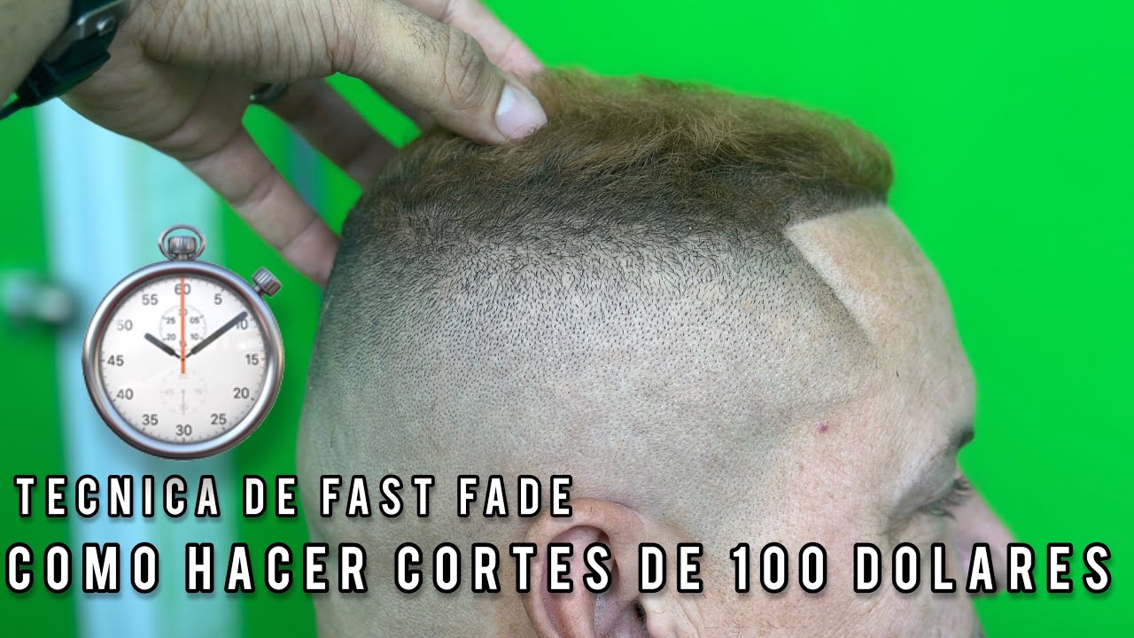 Como hacer un fade haircut de manera rápida para ganar dinero