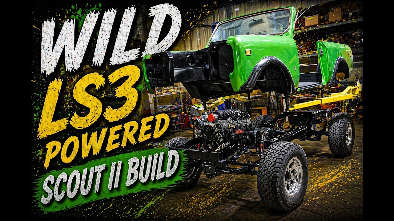 Heavily modified International Scout II chassis with LS3 power plant by MetalWorks Classics