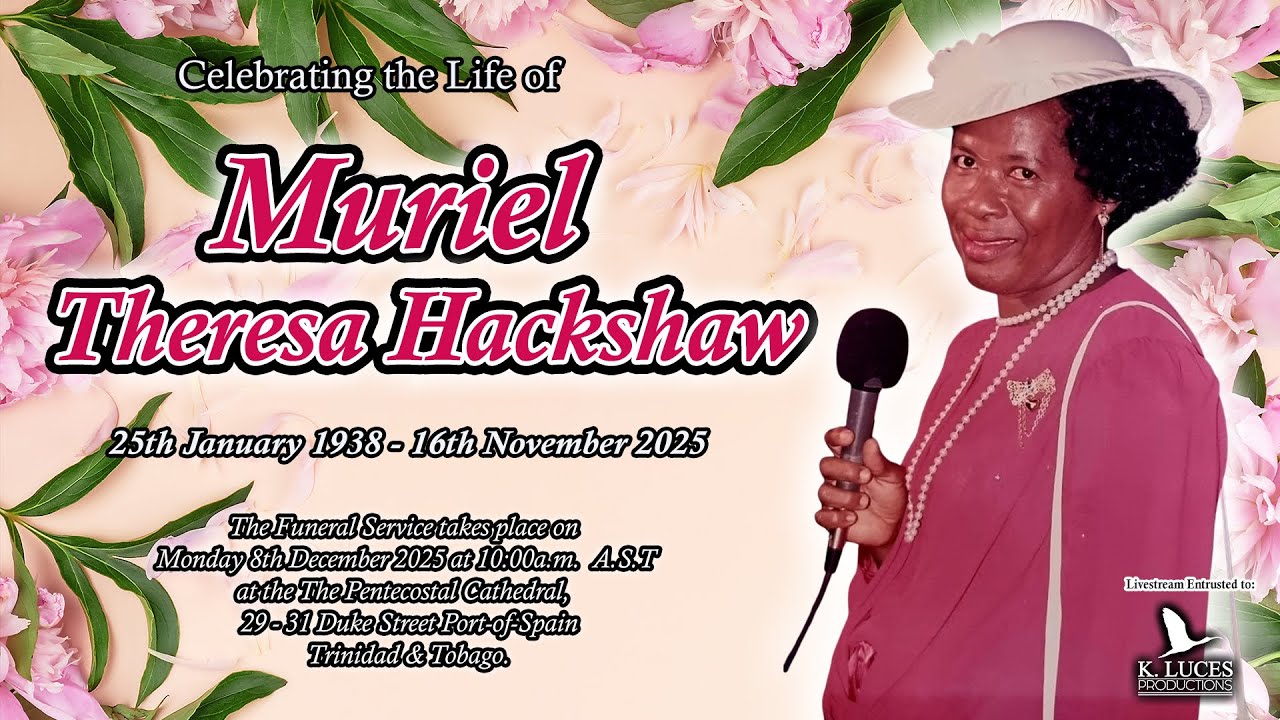 Funeral Service of Muriel Theresa Hackshaw