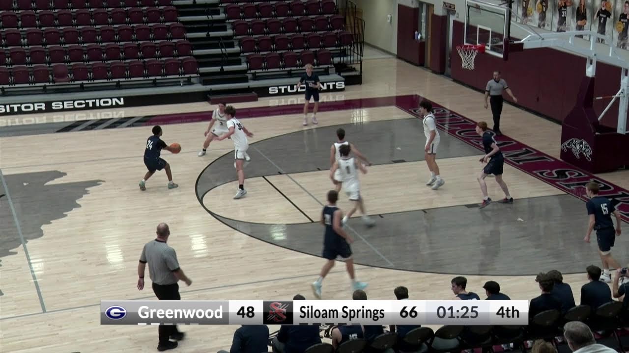 Varsity Boy's Basketball: Greenwood vs Siloam Springs