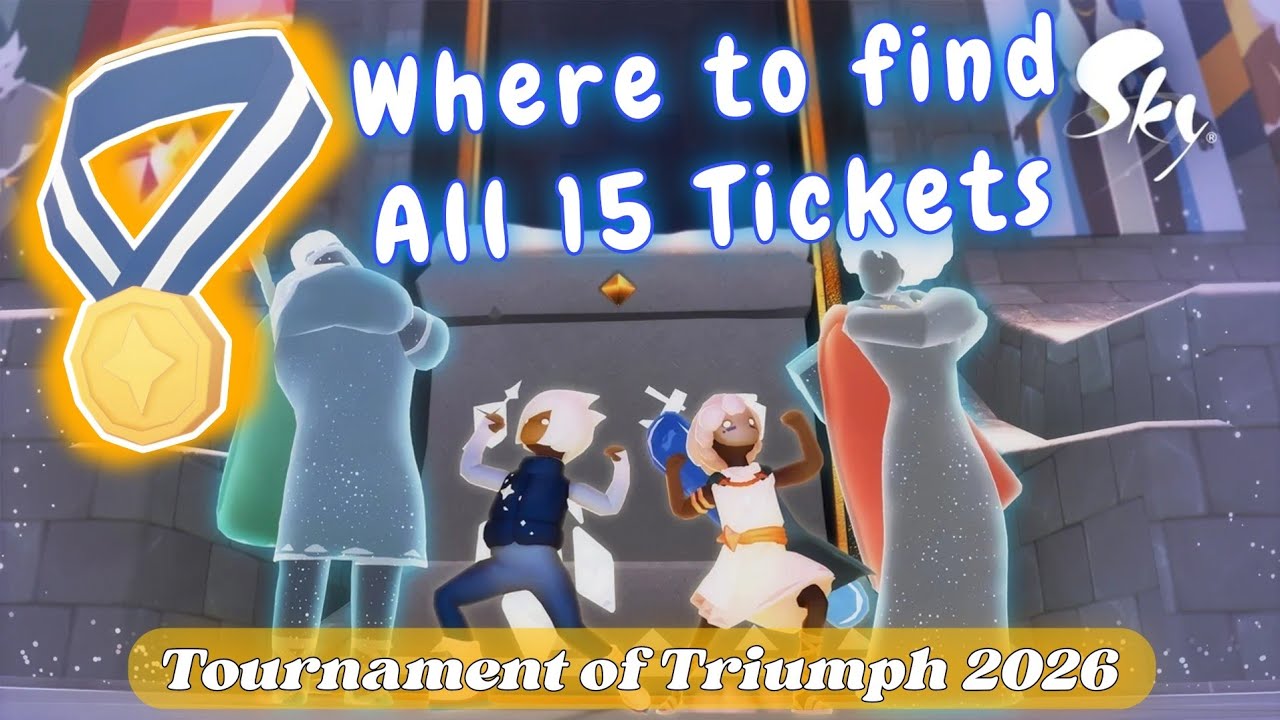 All 15 Tickets Location | Tournament of Triumph - Sky Children of the Light