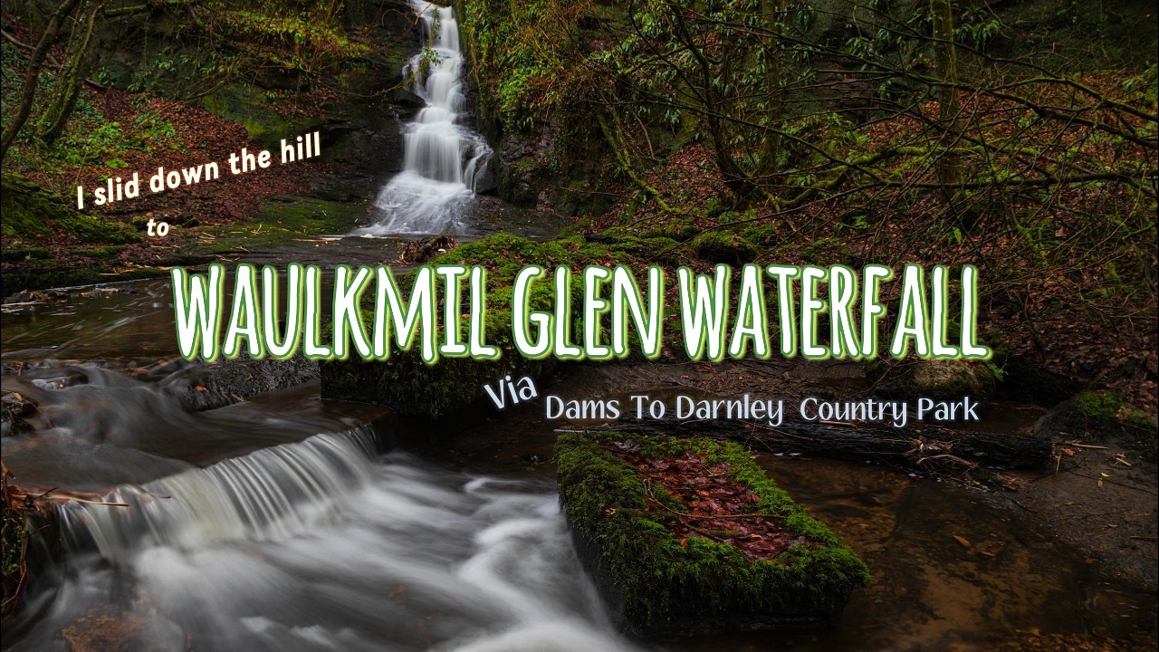 Waulkmil Glen Via Dams to Darnley Glasgow n search of the Waterfall #waterfalls #scotland #photo
