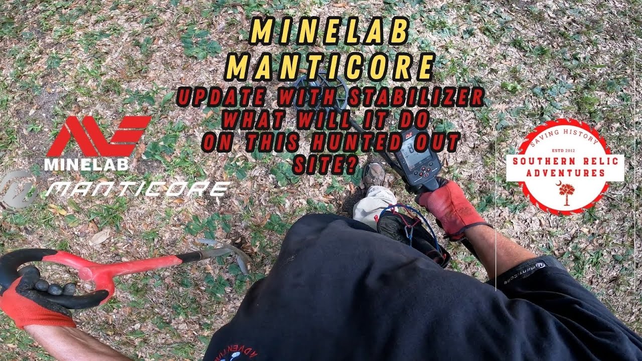 Minelab Manticore Update with New Stabilizer Test Run on  a Iron Loaded Site !