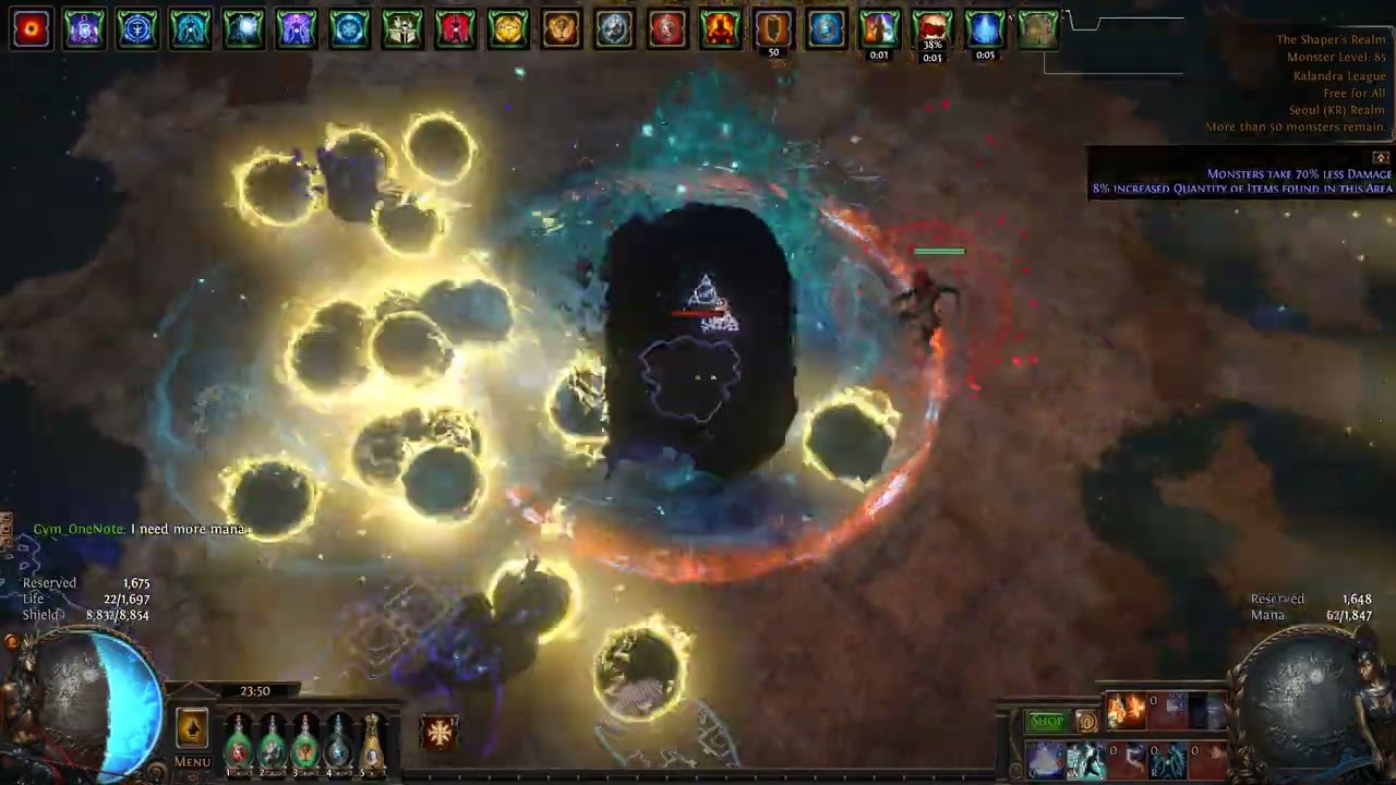 POE 3.19 Vortex Occultist Uber Shaper Kill