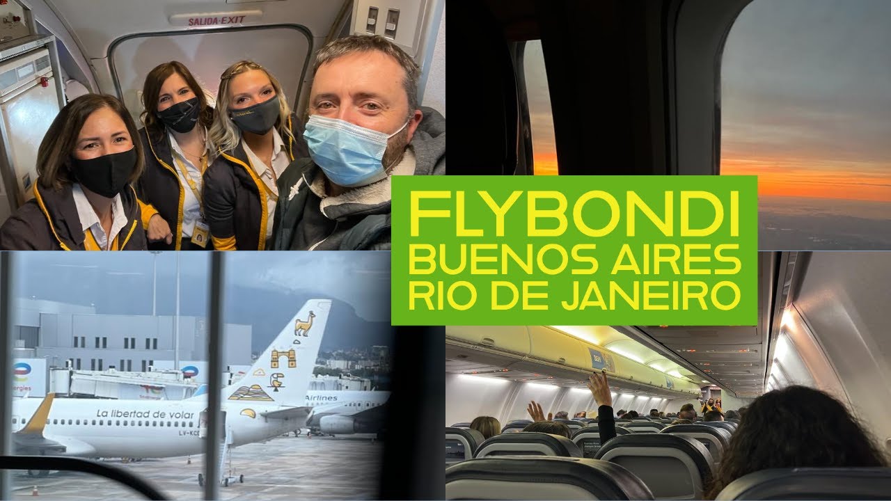 Buenos Aires 🇦🇷🇧🇷 Río de Janeiro - Flybondi - JUN2022 - low cost