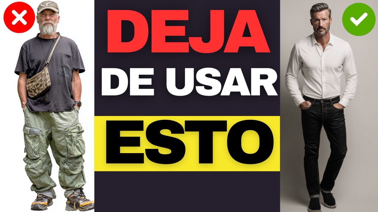 10 Prendas que Te Hacen Ver Viejo y Rid&iacute;culo a los 40+ (Elimina Estas Ya)